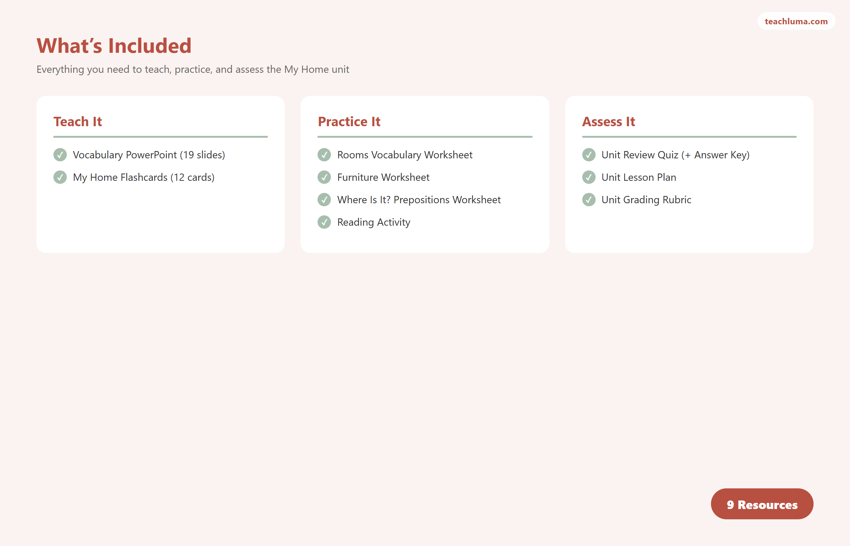 Preview 3 of Grade 2 My Home — Complete Topic Bundle