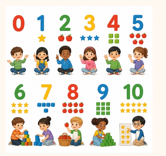 Numbers & Counting — Numbers 1-10