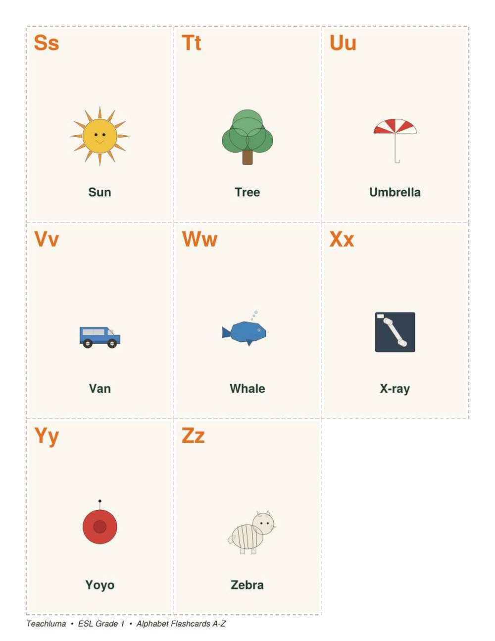 Preview of Alphabet Flashcards A-Z