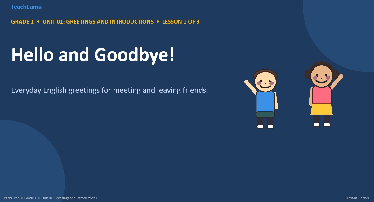 Greetings & Introductions