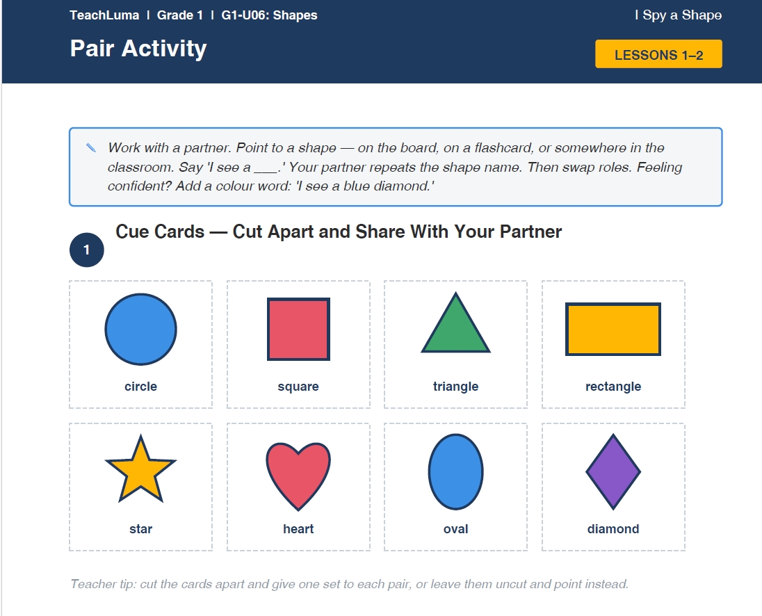 Pair Activity