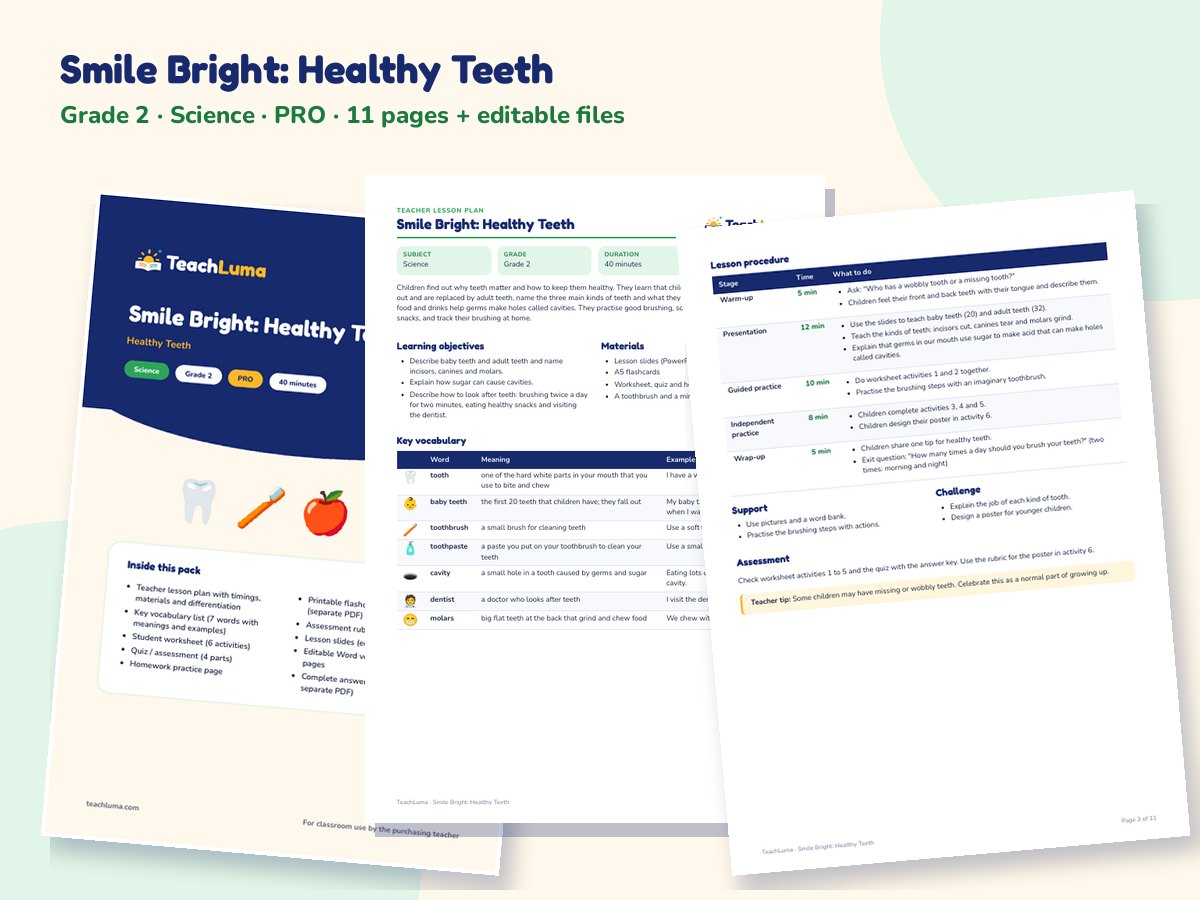 Preview of Smile Bright: Healthy Teeth