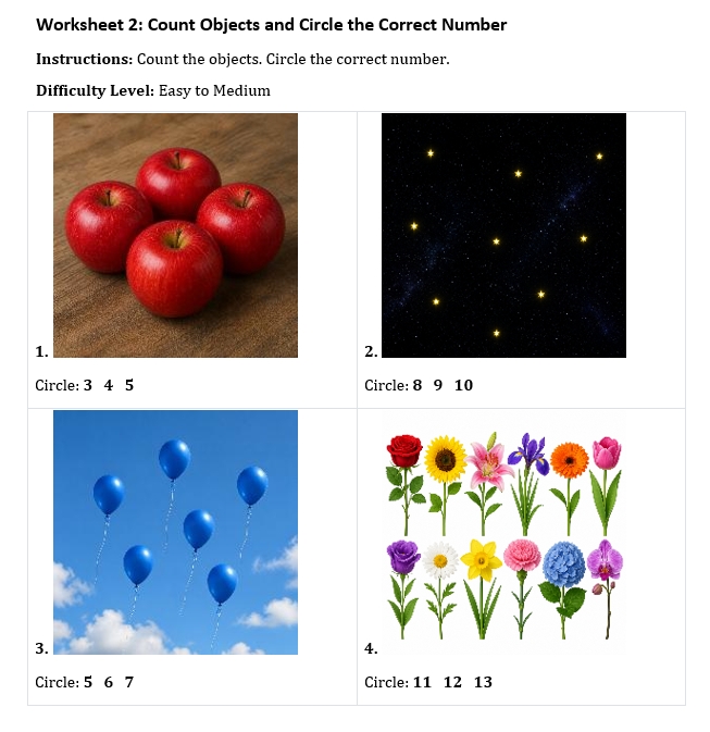 Numbers 1-20