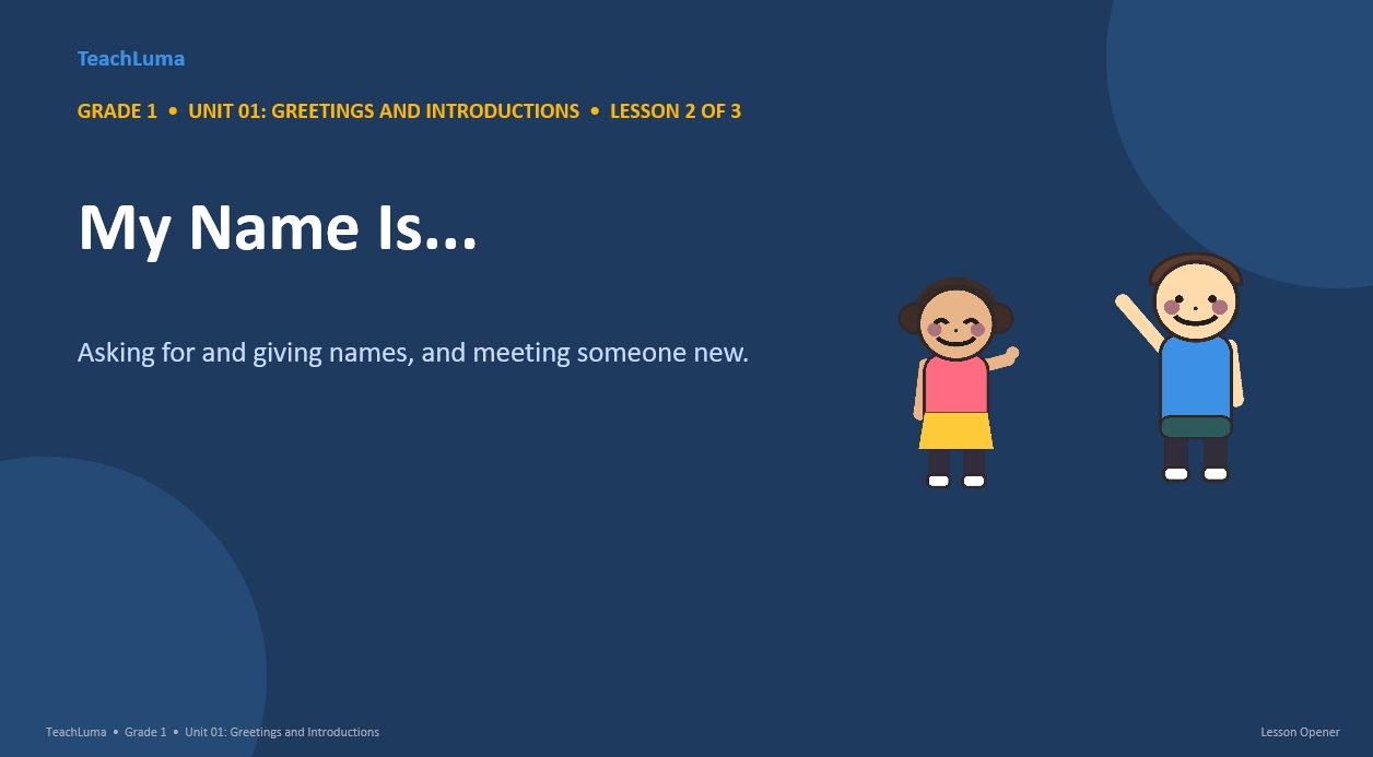 Greetings & Introductions