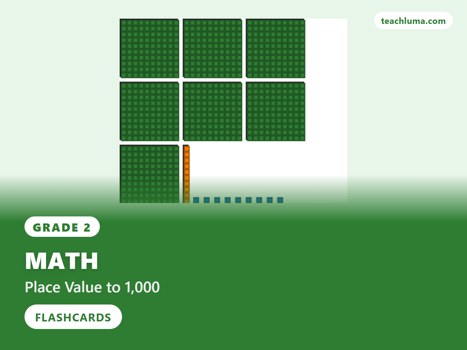Grade 2 Place Value Flashcards