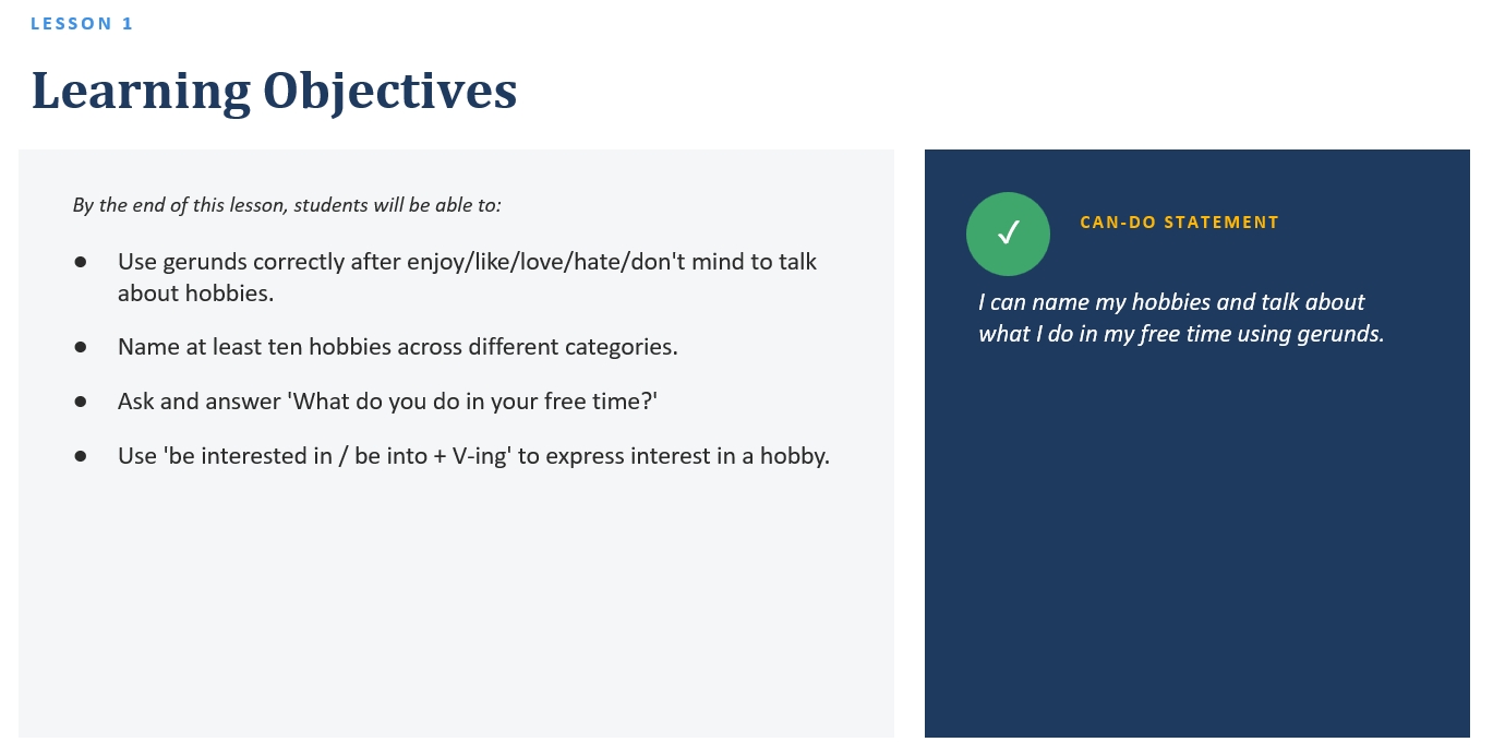 My Hobbies and Interests – Grade 9 ESL Bundle (Matthayom 3&4)