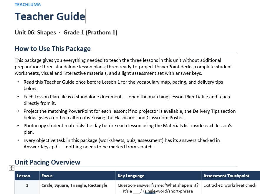 Teacher Guide