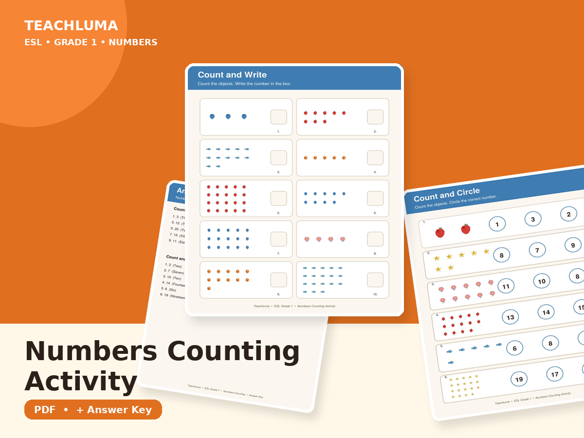 How Many Are There? — Counting Activity