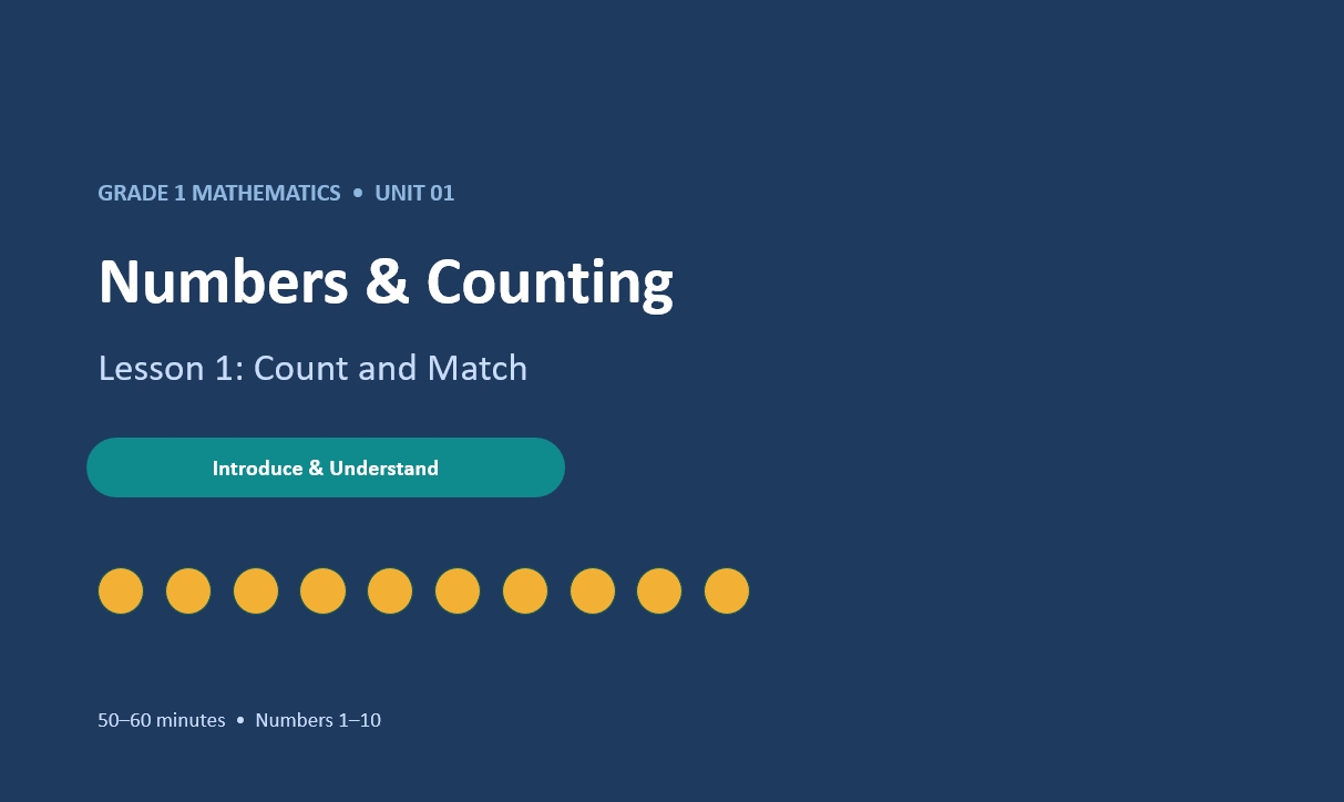 Numbers & Counting