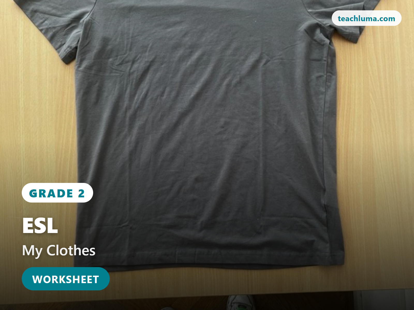Grade 2 My Clothes Tops and Bottoms Worksheet