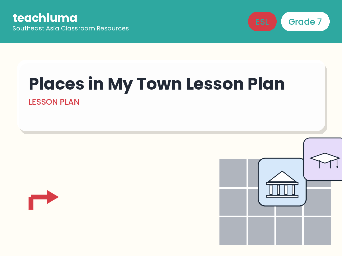 Grade 7 ESL Lesson Plan: Places in My Town and Giving Directions