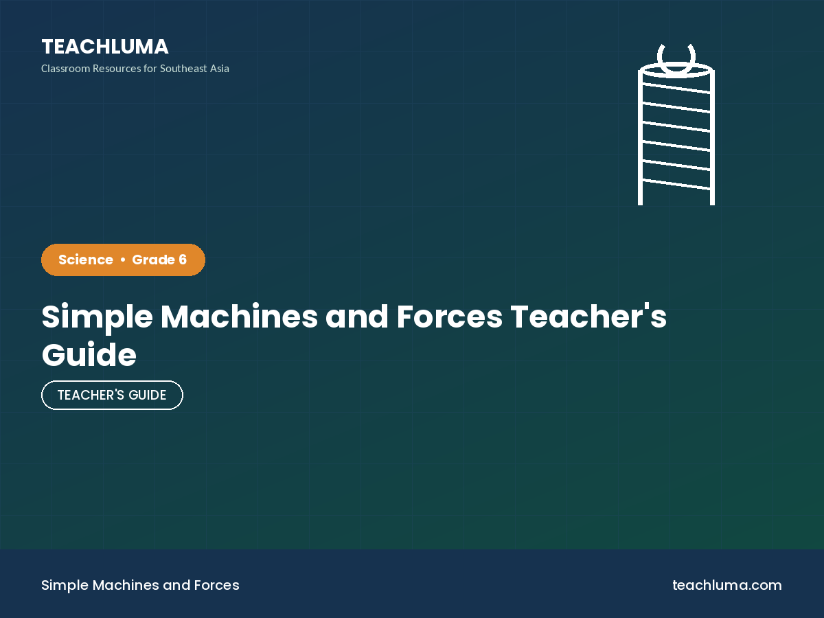 Grade 6 Simple Machines and Forces Teacher's Guide