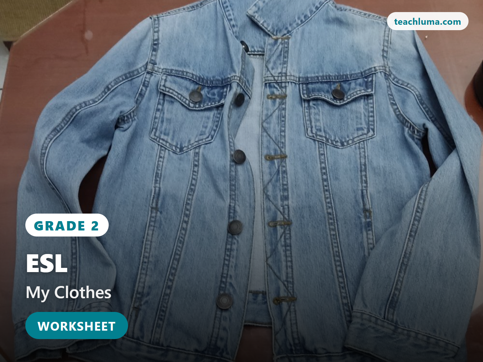 Grade 2 My Clothes Outerwear and Accessories Worksheet