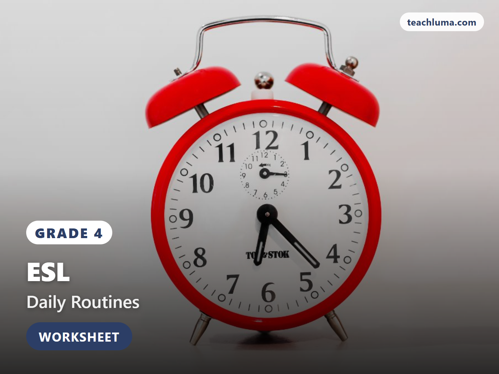 Grade 4 Morning Routine Worksheet